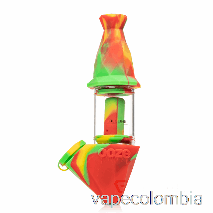 Vape Recargable Ooze Bectar Burbujeador De Silicona Rasta (verde / Rojo / Amarillo)